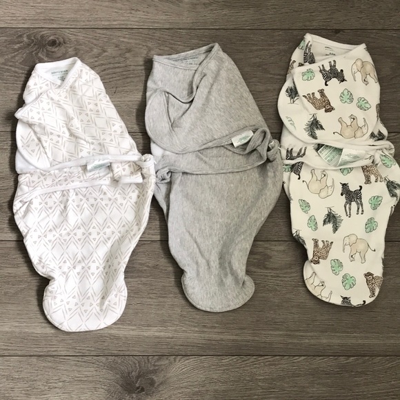 ESSENTIALS WRAP SWADDLE - 3 PACK | Aden & Anais | 0-4M - Picture 2 of 10